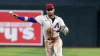 Arizona Diamondbacks second baseman Ketel Marte against the Los Angeles Dodgers at Chase Field.