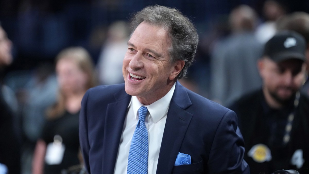 NBA on Prime play-by-play announcer Kevin Harlan during the game between the Minnesota Timberwolves and the Los Angeles Lakers at Crypto.com Arena.