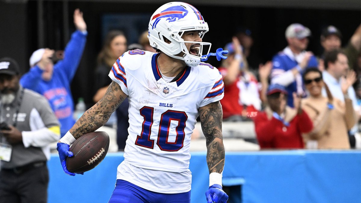 Buffalo Bills wide receiver Khalil Shakir against the Carolina Panthers.