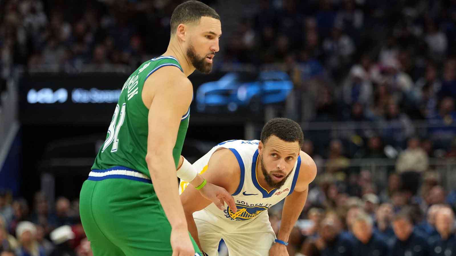 Mavericks’ Klay Thompson drops ‘awesome’ take on Stephen Curry wearing his shoes