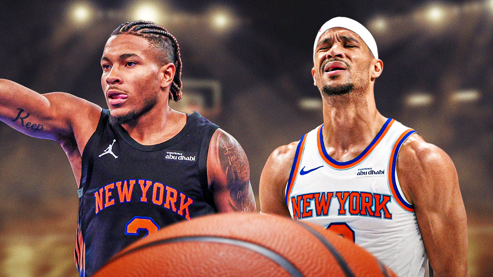 Knicks’ Josh Hart gives guard his flowers after defeating Hornets