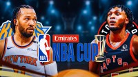 Knicks Raptors NBA Cup prediction, NBA Cup odds