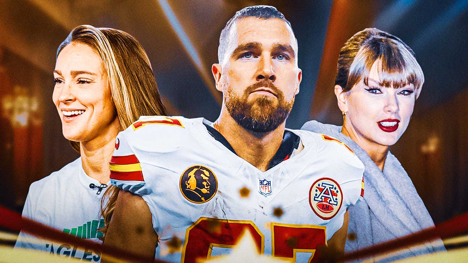Kylie Kelce keeps it real amid Travis Kelce, Taylor Swift not arguing comment