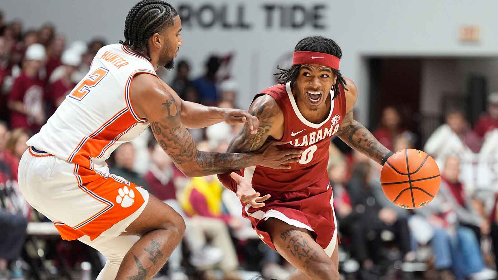 Alabama basketball’s Nate Oats issues big challenge for Labaron Philon Jr. after Clemson win