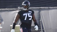 Houston Texans guard Laken Tomlinson (75) during training camp at Houston Methodist Training Center.