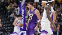 Luka Doncic’s monster triple-double lifted the Lakers past the Jazz, and afterward he didn’t hesitate to call out the fan who kept chirping.