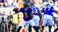 Baltimore Ravens quarterback Lamar Jackson (8) throws a pass against the Cincinnati Bengals in the first half at Paycor Stadium.
