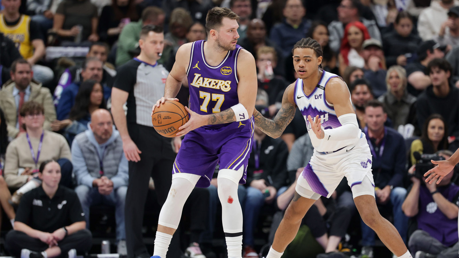 Lakers’ Luka Doncic day-to-day with lower leg contusion