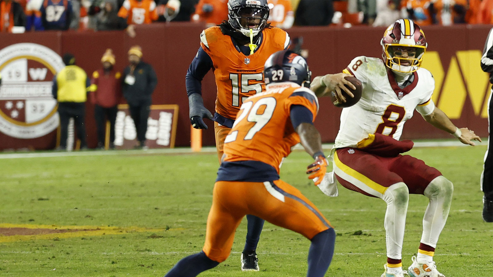 What Marcus Mariota, Nik Binotto said on Broncos’ game-winning 2-point stop vs. Commanders