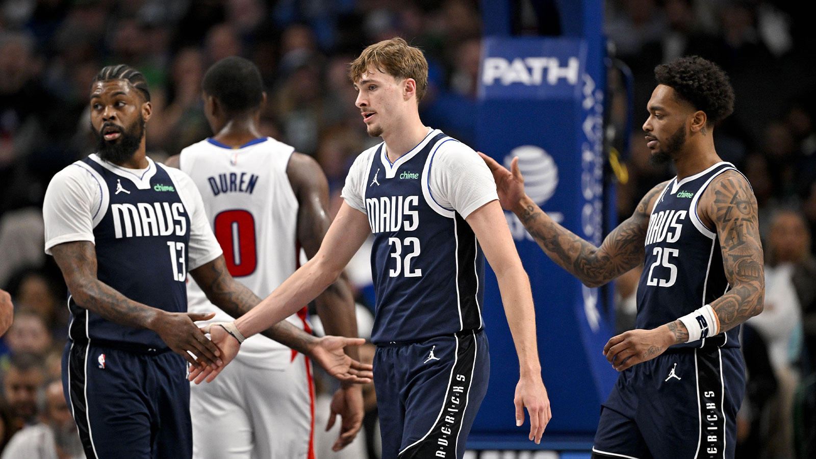 Mavericks’ Naji Marshall ‘pledges allegiance’ to Cooper Flagg after OT win over Pistons