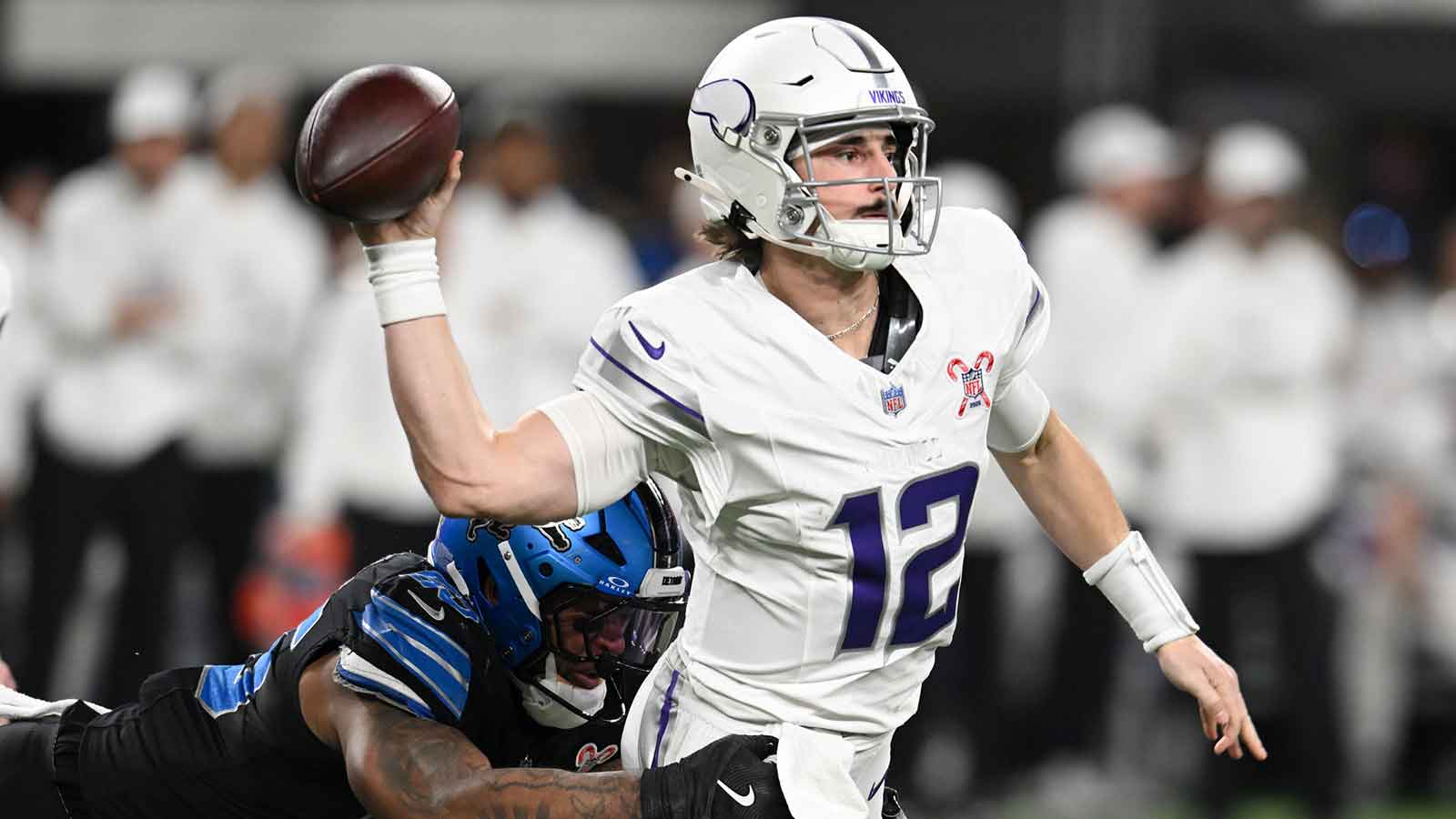 Vikings QB Max Brosmer somehow makes NFL history in Lions stunner
