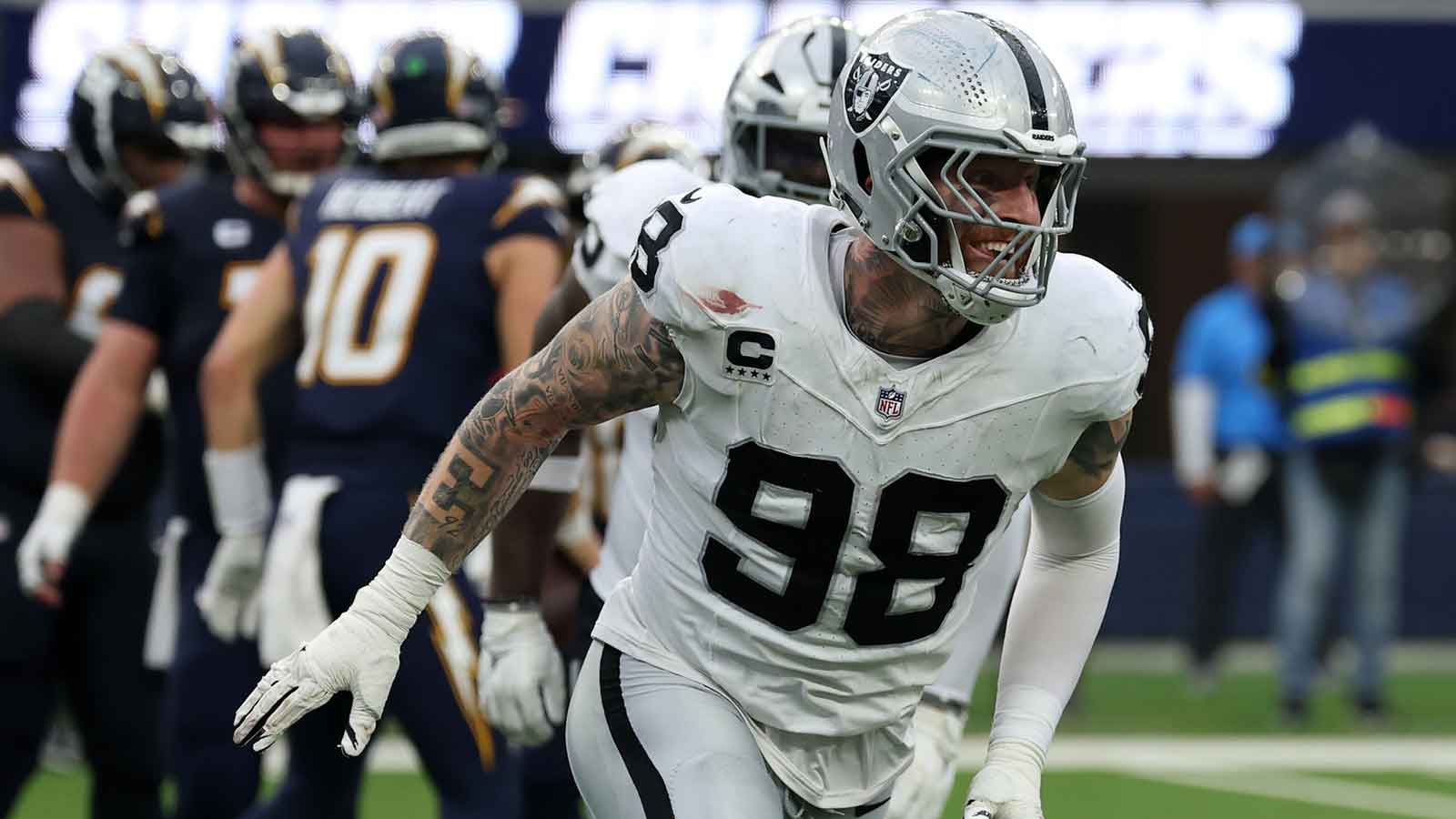 Raiders HC Pete Carroll says Maxx Crosby will play vs. Broncos