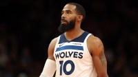 Minnesota Timberwolves guard Mike Conley (10) against the Phoenix Suns during an NBA Cup game at Mortgage Matchup Center.