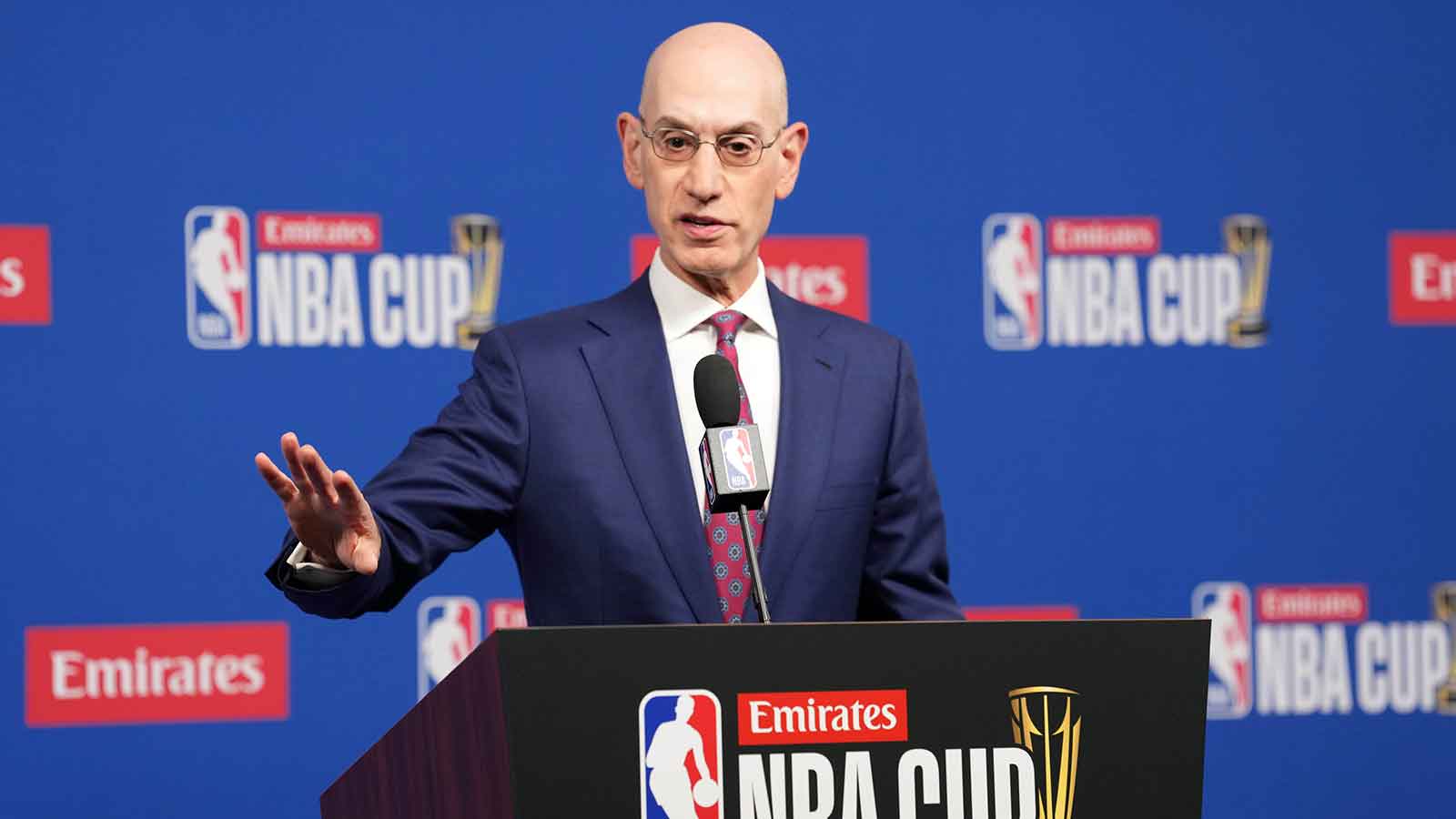 NBA’s Adam Silver throws shade at other networks’ ‘frustrating’ coverage after NBA Cup’s Prime Video run