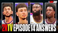 NBA 2K26 2KTV Episode 14 Answers