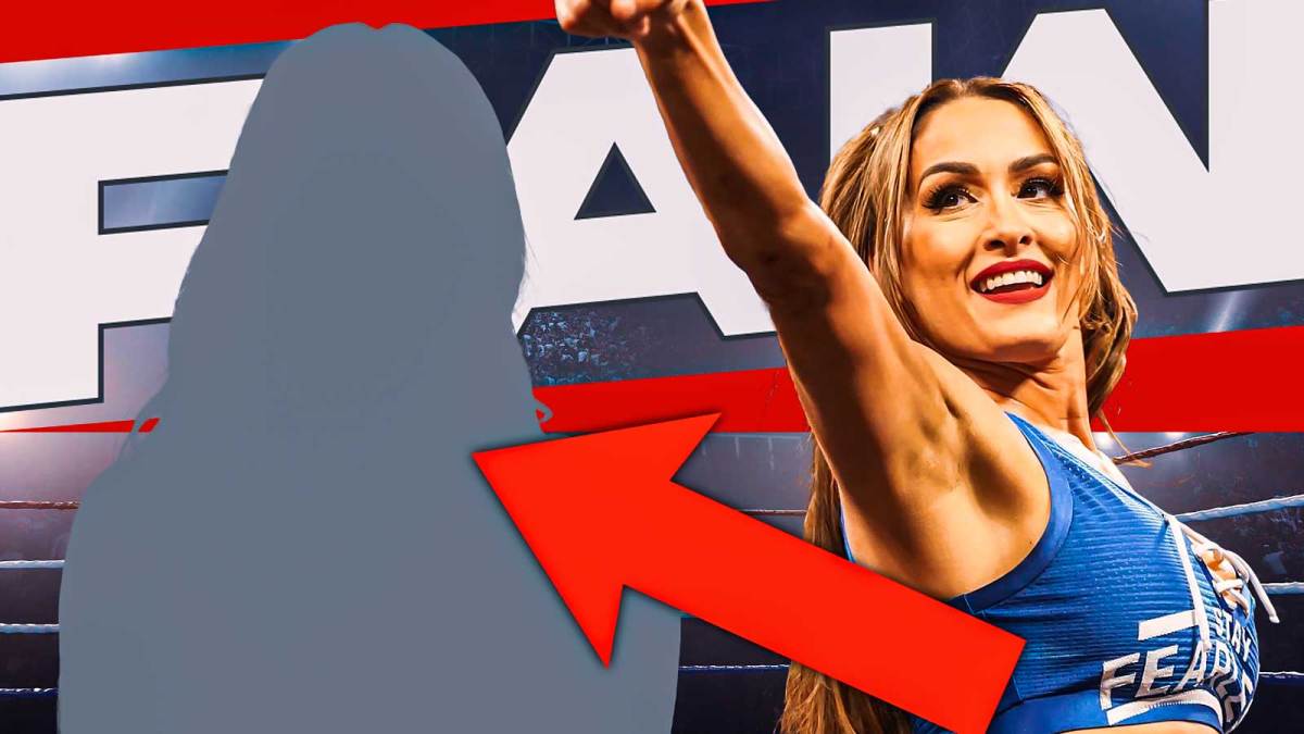 Silhouette of WWE Superstar Nikki Bella, who debuted a new look on Monday Night RAW amid the rumors of her dating Cooper DeJean.