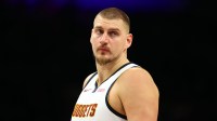 Denver Nuggets center Nikola Jokic (15) against the Phoenix Suns at the Mortgage Matchup Center.