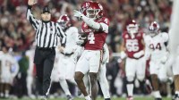 Oklahoma football standout Deion Burks stuns Alabama with an insane catch that fuels College Football Playoff buzz despite a 34-24 loss.