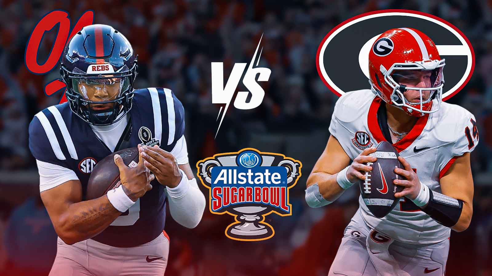 Ole Miss vs. Georgia prediction, odds, pick for CFP quarterfinal at the Sugar Bowl