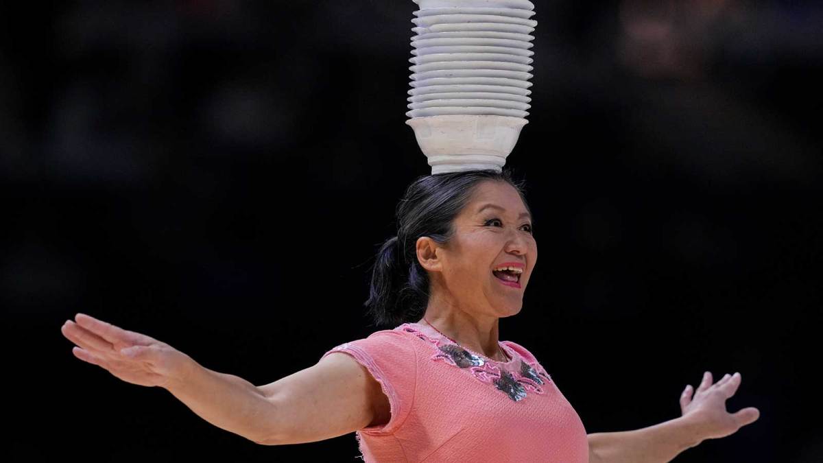 Red Panda performs at halftime during the game between the Cincinnati Bearcats and the Xavier Musketeers at the Cintas Center.