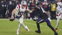 Patriots clinch NFL Playoffs on SNF as Drake Maye rallies New England from an 11-point fourth-quarter deficit to beat the Ravens.