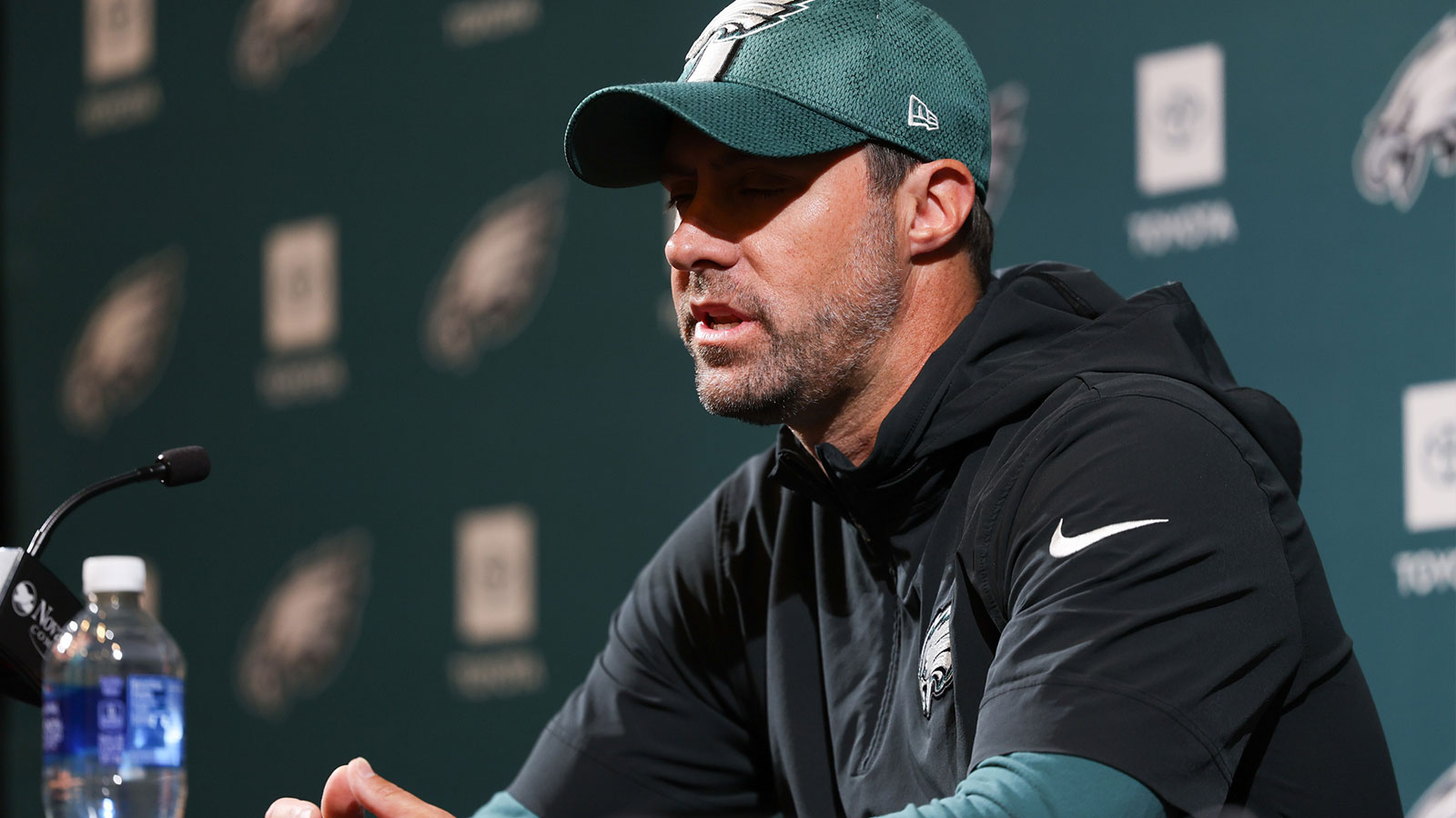 Eagles’ Kevin Patullo breaks silence on house getting egged after loss to Bears