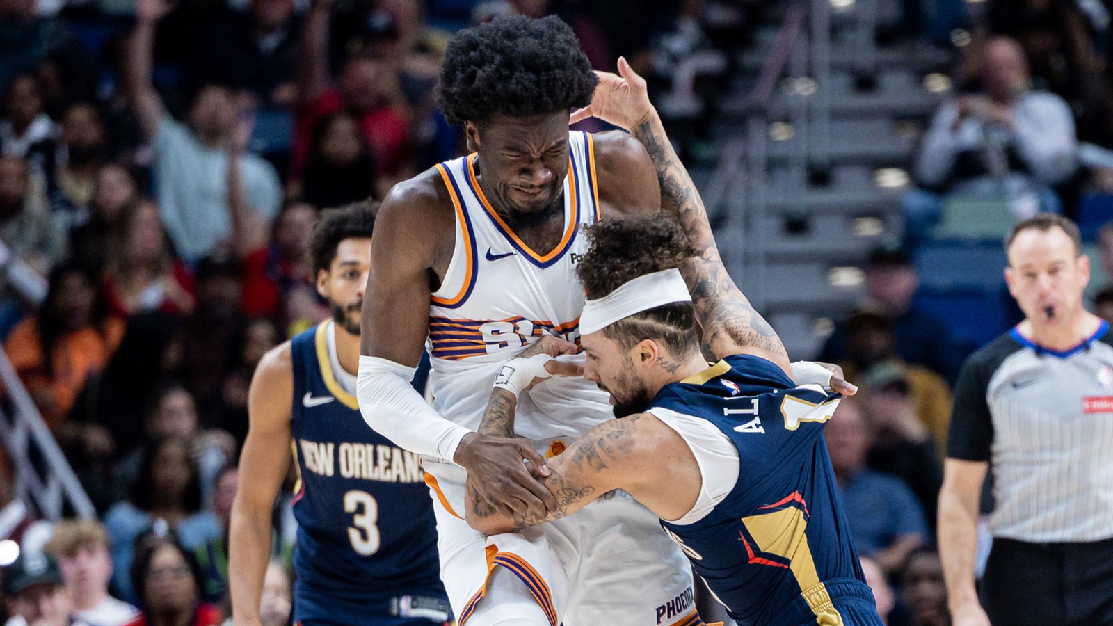 Mark Williams, Jose Alvarado ejected for fight during Suns-Pelicans clash