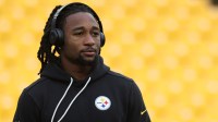 Pittsburgh Steelers cornerback Asante Samuel Jr. (22) walks the field before the game against the Buffalo Bills at Acrisure Stadium.