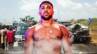 Anthony Joshua; Recent car crash background