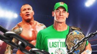 WWE stars John Cena and Randy Orton