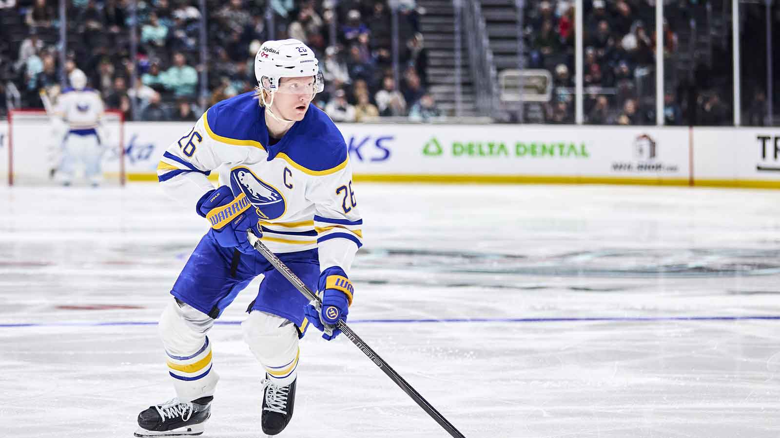 Sabres captain Rasmus Dahlin’s eye-opening reaction to Kevyn Adams firing