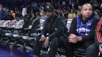 Rich Paul, the agent of LeBron James, attends the game between the Los Angeles Lakers and the Utah Jazz at the Crypto.com Arena
