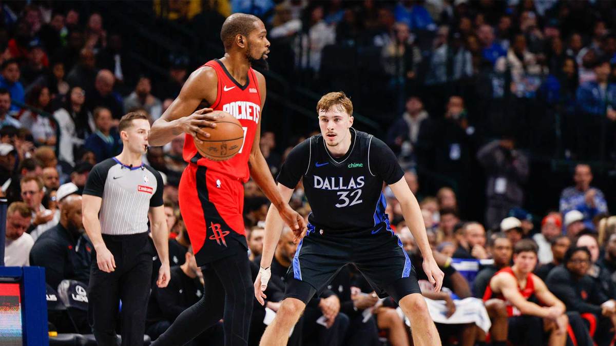 Mavericks beat Rockets as Kevin Durant praises Cooper Flagg after a duel highlighted by a slam dunk and strong bounce back from Anthony Davis.