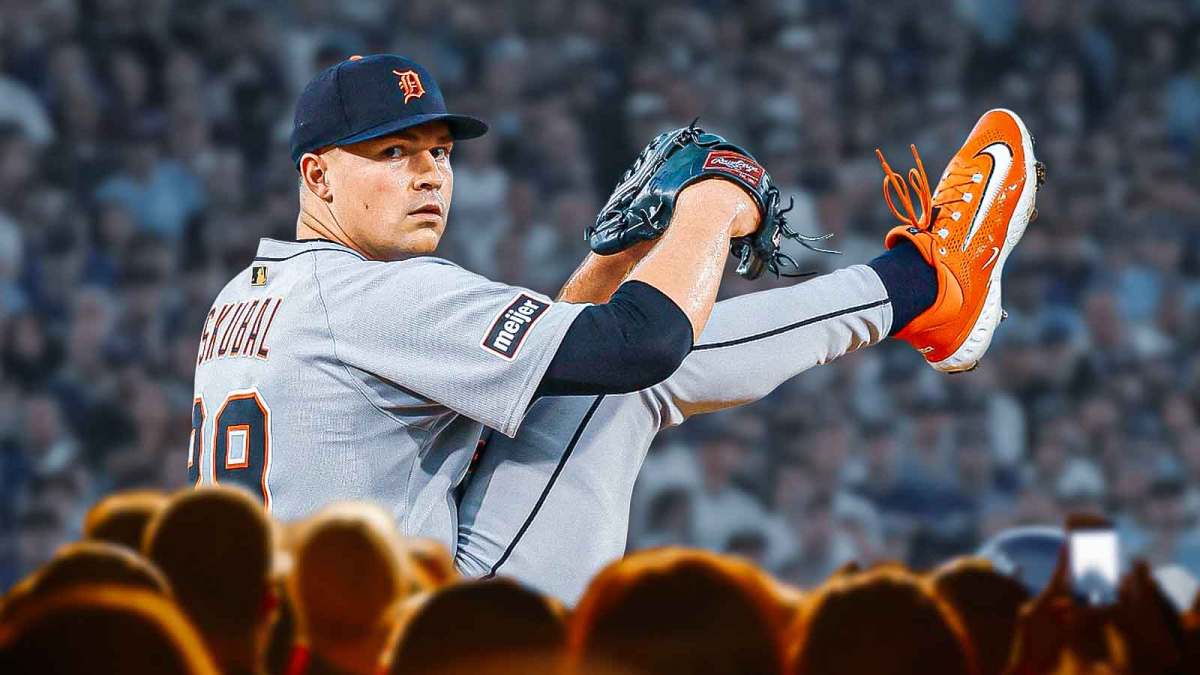 Tarik Skubal on the mound