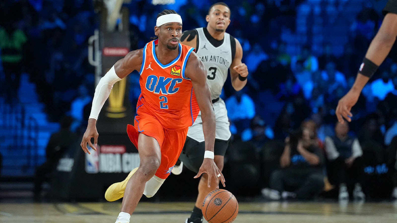 Thunder’s Shai Gilgeous-Alexander does it all with insane block-bucket NBA Cup combo