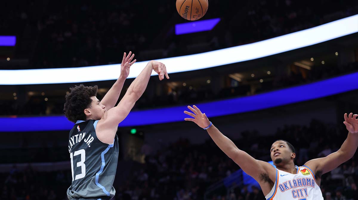 Thunder guard Chris Youngblood (3) during the second half at Delta Center