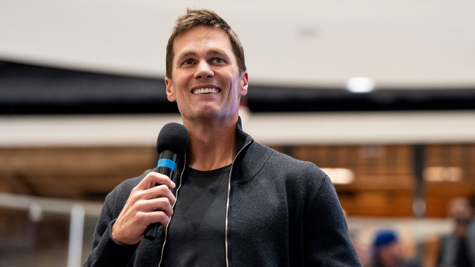 Tom Brady appears at American Dream for the grand opening of Card Vault by Tom Brady, a sports card and memorabilia retailer, East Rutherford, Friday, Apr. 11, 2025.