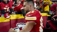 Kansas City Chiefs tight end Travis Kelce after the team's loss to the Denver Broncos on Christmas Day.
