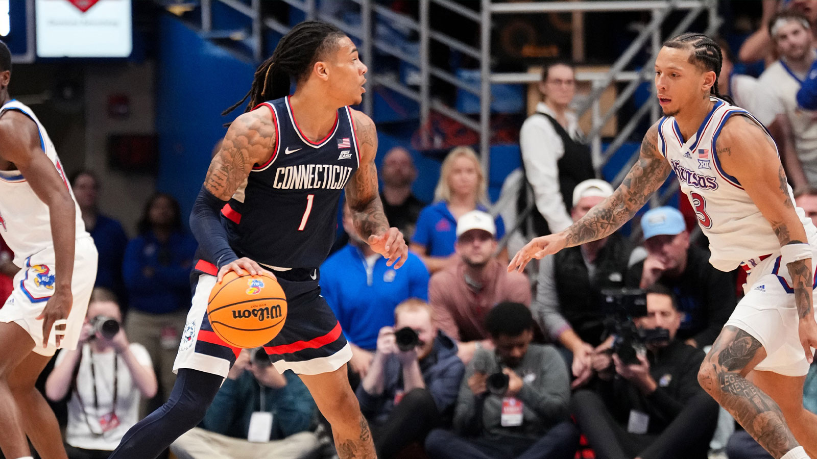 UConn basketball finally notches 1st win vs. Kansas