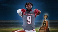 Virginia Union star running back Curtis Allen made history, becoming the first HBCU player to win the Harlon Hill trophy.