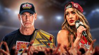 WWE star John Cena and Hall of Famer Nikki Bella.