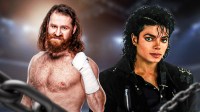 WWE star Sami Zayn and Michael Jackson.