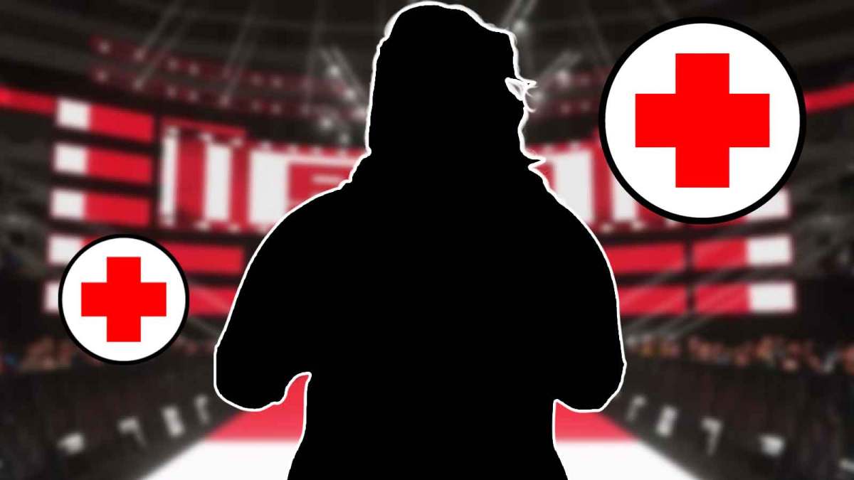 Silhouette of WWE star Piper Niven, who is out indefinitely with a neck injury.