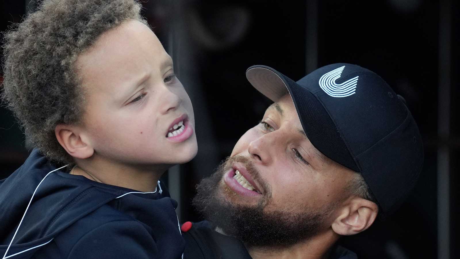 Warriors’ Steph Curry details adorable Klay Thompson moment with his son, Canon