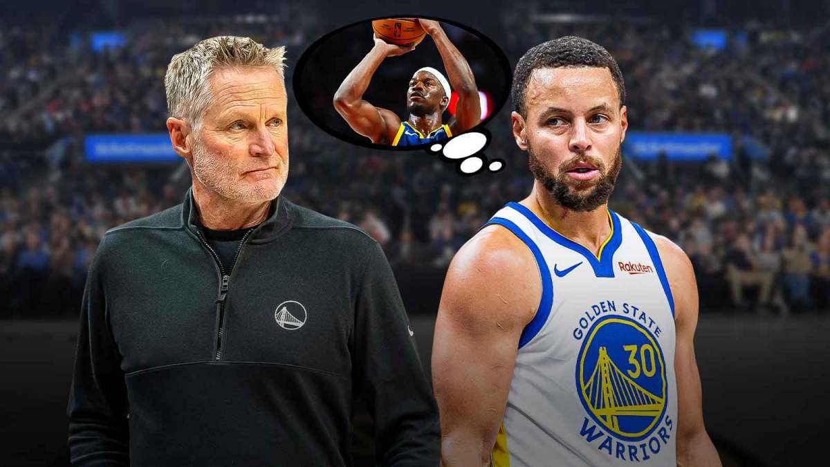 Warriors coach Steve Kerr discussing an area of need involving Jimmy Butler.