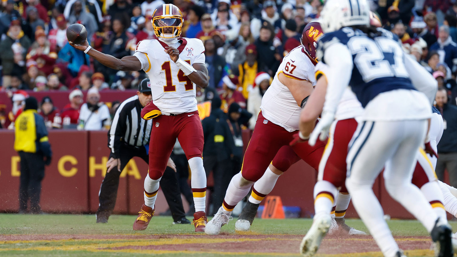 Commanders’ Josh Johnson Week 18 decision made amid Marcus Mariota injury