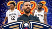 James Borrego, Zion Williamson, Derik Queen, 2026 fireworks, Pelicans logo