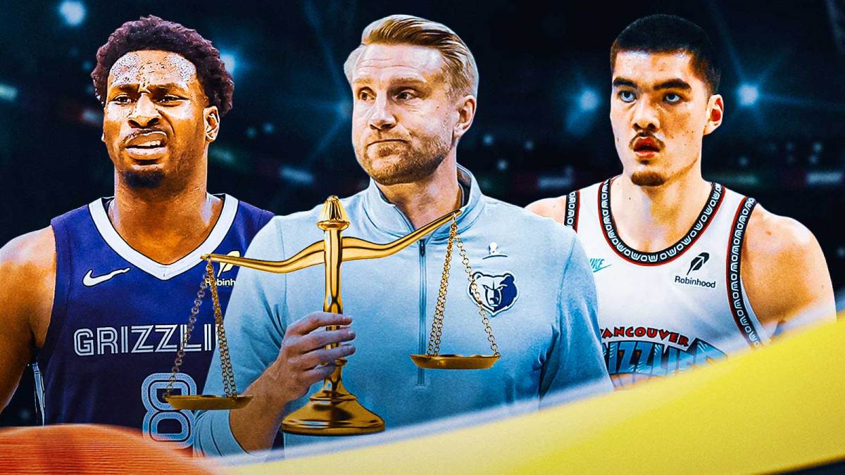 Jaren Jackson Jr., Grizzlies coach Tuomas Iisalo, Zach Edey