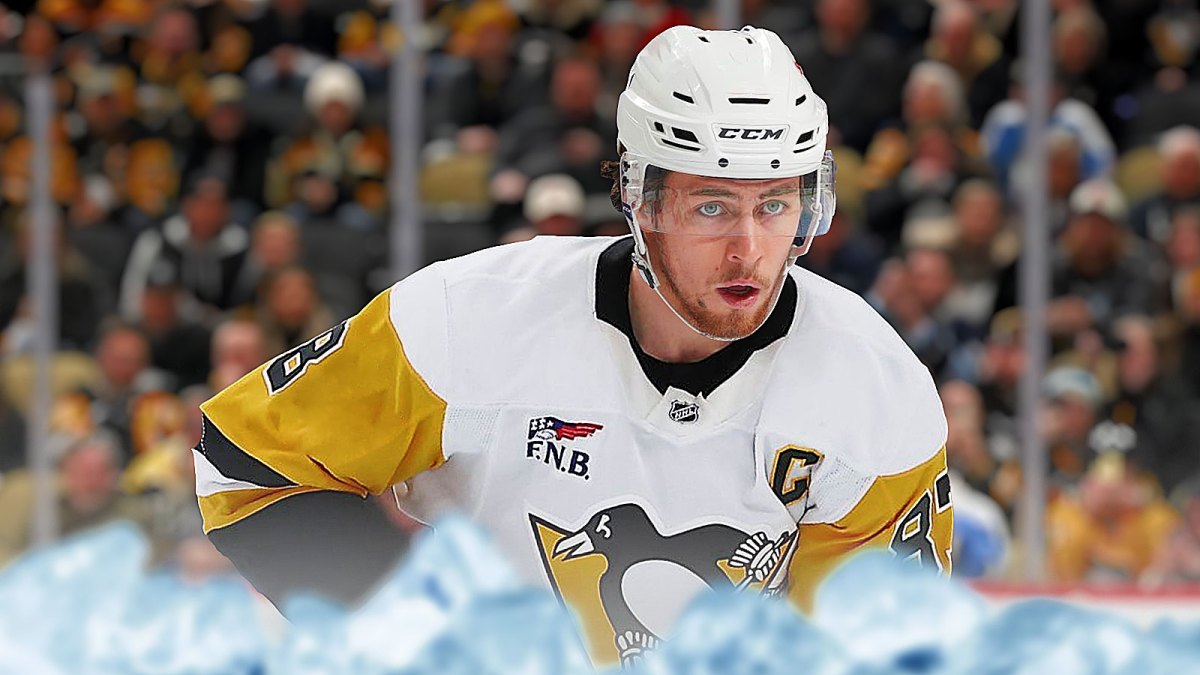 Yegor Chinakhov with Pittsburgh Penguins (jersey swap)