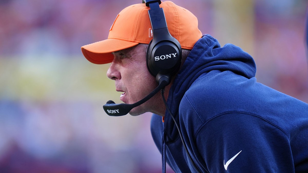 Denver Broncos head coach Sean Payton stands on the sidelines during the first quarter against the Green Bay Packers at Empower Field at Mile High.